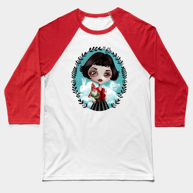 Amelie Baseball T-Shirt by sandygrafik